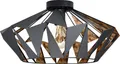 Eglo Deckenleuchte Carlton 6 schwarz-kupfer Ø 47 cm E27  Deckenlampen &