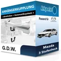 Für Mazda 3 Stufenheck 11.2018-jetzt G.D.W. Anhängerkupplung abnehmbar neu