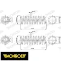 2x Fahrwerksfeder MONROE SP4099 2 Federn Satz Federnsatz für Hyundai