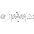 1x ORIGINAL® Monroe SP4099 Fahrwerksfeder Hinten passend für Hyundai SONATA V