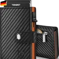 TENBST Geldbörse Herren - Portmonee Herren mit Münzfach &amp; RFID Schutz, H