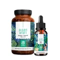 Omega 3 Algenöl Familie Kapseln Tropfen Algenkraft für Groß & Klein NATURTREU®