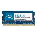 OWC - 64GB Memory Upgrade Kit - 2 x 32GB PC21300 DDR4 2666MHz SO-DIMMs für Mac Mini (2018 - aktuell), iMac (2017-2020), und kompatible PCs
