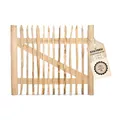 STILTREU Classic Staketenzaun-Tor aus Edelkastanie (Breite 120 cm x Höhe 100 cm)