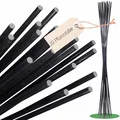 ORANGE DEAL 20 sehr stabile Pflanzstäbe, Stäbe für Pflanzen, 1m x 7mm schwarz, Pflanzstab, Rankstab, Pflanzenstab, Rankstäbe, Tomatenstäbe, Tomatenstangen, Bohnenstangen, Pflanzenstäbe