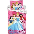 Disney Prinzessinnen Design Kuschelige Bettwäsche Baumwolle, 140x200 cm & 70x90 cm - Bunt