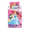 Disney Princesses Design Kuschelige Bettwäsche Baumwolle, 140x200 cm & 70x90 cm