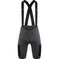 Assos Herren Tactica Kieskäfer Gravel Bib kurz (Größe S, grau)