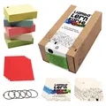 Lernkarte Pocket Color | 5 x 100 Karteikarten mit praktischen Ringen | Recycl...