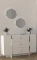 Anrichte mit Spiegel Kommode Sideboard Kommoden Flurkommode Sideboard 3tlg