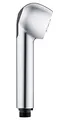WENKO Geschirrbrause Watersaving, Ersatzbrausekopf für Spültischarmaturen mit wassersparendem Perlstrahl und kräftigem Brausestrahl, ½“ Universalanschluss, Durchmesser Brause: Ø4,6 cm, Silber glänzend