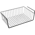 Metaltex Schrankkorb Kanguro Lava, Schwarz, Metall, 40x14x26 cm, Made in Italy, Ordnen & Aufbewahren, Wäschekörbe & Tonnen