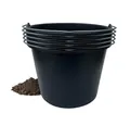 Prosperplast Blumenkasten Prosperplast Eimer BUCKET 20 Liter - schwarz Set 5