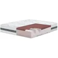 The White Stone Memory, Weiß, Textil, H3 + H5, 100x160 cm, Made in Italy, optimale Belüftung, Schlafzimmer, Matratzen Shop, Matratzen, Kaltschaummatratzen