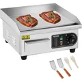 VEVOR Kommerzielle Elektrische Grillplatte 2000W Arbeitsplatten-Grill Flach 10mm