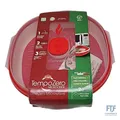 Snips - Dampfgarer für Mikrowelle Weiß 2L, Microwave Mikrowellenschüssel mit Her