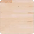 vidaXL Tischplatte Quadratisch 50x50x1,5 cm Eichenholz Unbehandelt