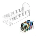 gexuamz Schallplatten Ständer, Vinyl Bietet ,Platz für 12 Vinyl-Schallplatten, Schallplatte Holder für Schellack Platten, Fotos, Bücher, Postkarte Storage und Display,Acryl, 1 Stück