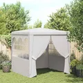 Profi Partyzelt Seitenwände Pavillon Festzelt Gartenzelt Gartenpavillon vidaXL