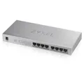 Zyxel 8-Port GbE Unmanaged PoE Switch - 60 Watt Netzwerk-Switch (PoE-Funktion)