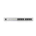 Zyxel Gigabit Unmanaged PoE+ Switch mit 8 Ports (davon 8 mit PoE) und einem PoE-