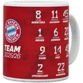 FC Bayern München Tasse FC Bayern München I Tasse Signature 2025-26I Rot, Keramik rot