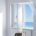Fensterabdichtung Klimaanlage 400cm HOOMEE Reißverschluss Fenster