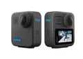 GoPro Kamera MAX 2025 - 3 Kameras in einer, 360°-Funktion, wasserdichtes Design - schwarz