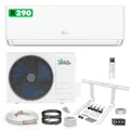 Kältebringer  R290 Split Klimaanlage 12000 BTU (3,7 kW) - mit Heizfunktion, WiFi & App, bis 60m², sehr leise, 5m Kupferleitung, Kältemittel R290, Montagematerial, Wandhalterung