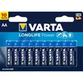 VARTA Longlife Power, Batterie, AA, Mignon, 1,5V, 10Stk