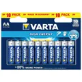 Varta Batterie High Energy 10x AA 2900 mAh (Mignon Alkaline)