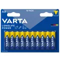 Varta Longlife Power AA Mignon Alkaline Batterien LR6 10er Blister 1,5V
