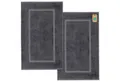 Lavea Badematte 2er Set Badeteppiche Elena Frottee 50x80 cm Badvorleger, 100% Baumwolle, 500 g/m² Frottier, weich & saugstark, pflegeleicht