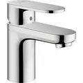 hansgrohe Vernis Blend Waschtischarmatur ohne Ablauf, Wasserhahn Bad, Chrom, Auslaufhöhe 70 mm - Silber