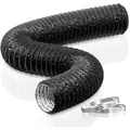 Abluftschlauch 75mm 5m Lüftungsschlauch PVC Aluminium Rohr