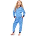 Merry Style Schlafanzug Mädchen Schlafanzug Jumpsuit MS10-186 blau 134-140