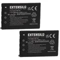 EXTENSILO 2x Akku kompatibel mit Casio Exilim EX-Z11, EX-Z12, EX-Z5, EX-Z4, EX-Z15, EX-Z6, EX-Z3, EX-Z18 Kamera (700 mAh, 3,7 V, Li-Ion)