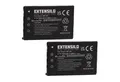 Extensilo Akku passend für Casio Exilim EX-Z60, EX-Z5, EX-Z4, EX-Z15, EX-Z6, Kamera-Akku Akku Li-Ion 700 mAh (3,7 V, 2 St), Leistungsfähige Austausch-Akkus für Digitalkamera, Spiegelreflexkamera
