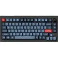 Keychron V1 Max Tastatur Universal USB + RF Wireless + Bluetooth Schwarz, Grau - Schwarz/Grau