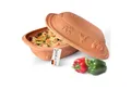 RÖMERTOPF Bräter Großer Bräter RUSTICO, für 6 Personen, Keramik (Set), antihaft