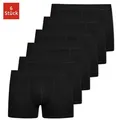 SNOCKS Boxershorts Enge Pants Herren Unterhose ohne Logo (6-St) aus Bio-Baumwolle, ohne kratzenden Zettel schwarz 2XL
