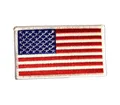 Catch the Patch Aufnäher Bügelbild, Aufbügler, Applikationen, Patches, Flicken, zum aufbügeln, Polyester, USA Army Flagge Fahne - Größe: 8,2 x 5,0 cm