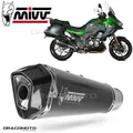 Auspuff KAWASAKI Versys 1000 2021 2022 MIVV Delta Race Schwarz