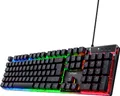 Trust Gaming GXT 835 Azor Gaming Tastatur mit Beleuchtung Deutsches QWERTZ Layout, Tastaturlayout in Originalgröße, 3 LED-Farbmodi, Anti-Ghosting, 12 Multimedia-Funktionstasten, PC/Laptop