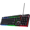 Trust GXT 835 Azor Gaming Tastatur QWERTZ RGB Beleuchtung Anti-Ghosting NEU