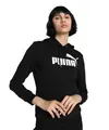 PUMA Damen Ess Logo Hoodie Tr Sweatshirt, Black, XS