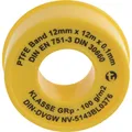 PTFE Dichtband GRp L12m B12mm D0,1mm weiß 100g/m² Rl.GEKA