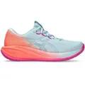 ASICS Gel-Cumulus 28 Sunny Sizzle Neutralschuh Damen - hellblau, orange, Größe 42 (auch verfügbar in 37, 37.5, 38, 39, 39.5, 40, 40.5, 41.5, 42.5, 43.5, 44)