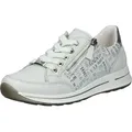 ara Damen-Schnürhalbschuh OSAKA 2.0 Weiß-Silber, Farbe:weiß, UK Größe:91/2 - Weiß - 44
