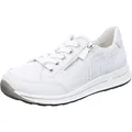 ara Damen Osaka Sneaker, Nebbia,Silber, 44 EU Weit